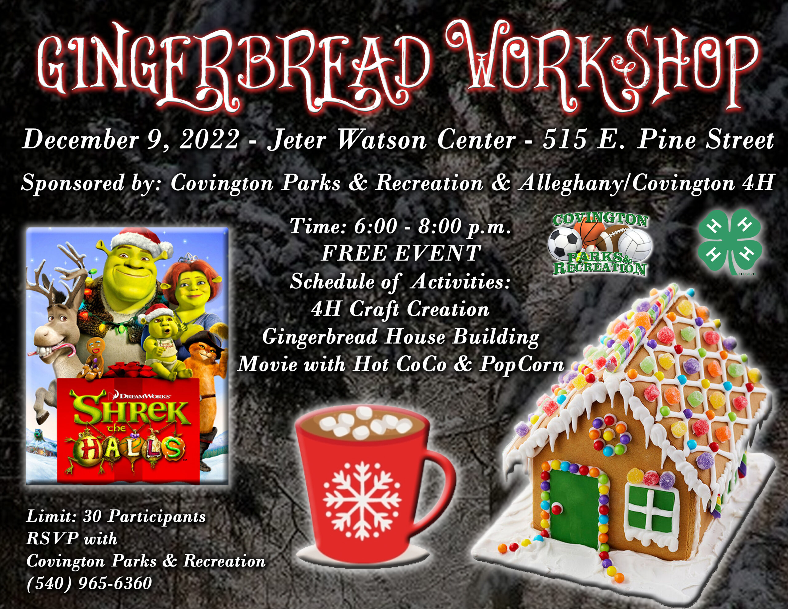 Gingerbread Workshop Flyer