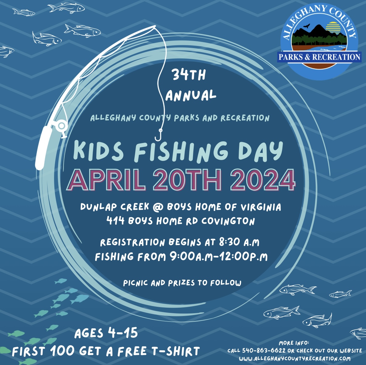 34th Annual Kids Fishing Day - Alleghany Highlands Chamber of Commerce and  Tourism