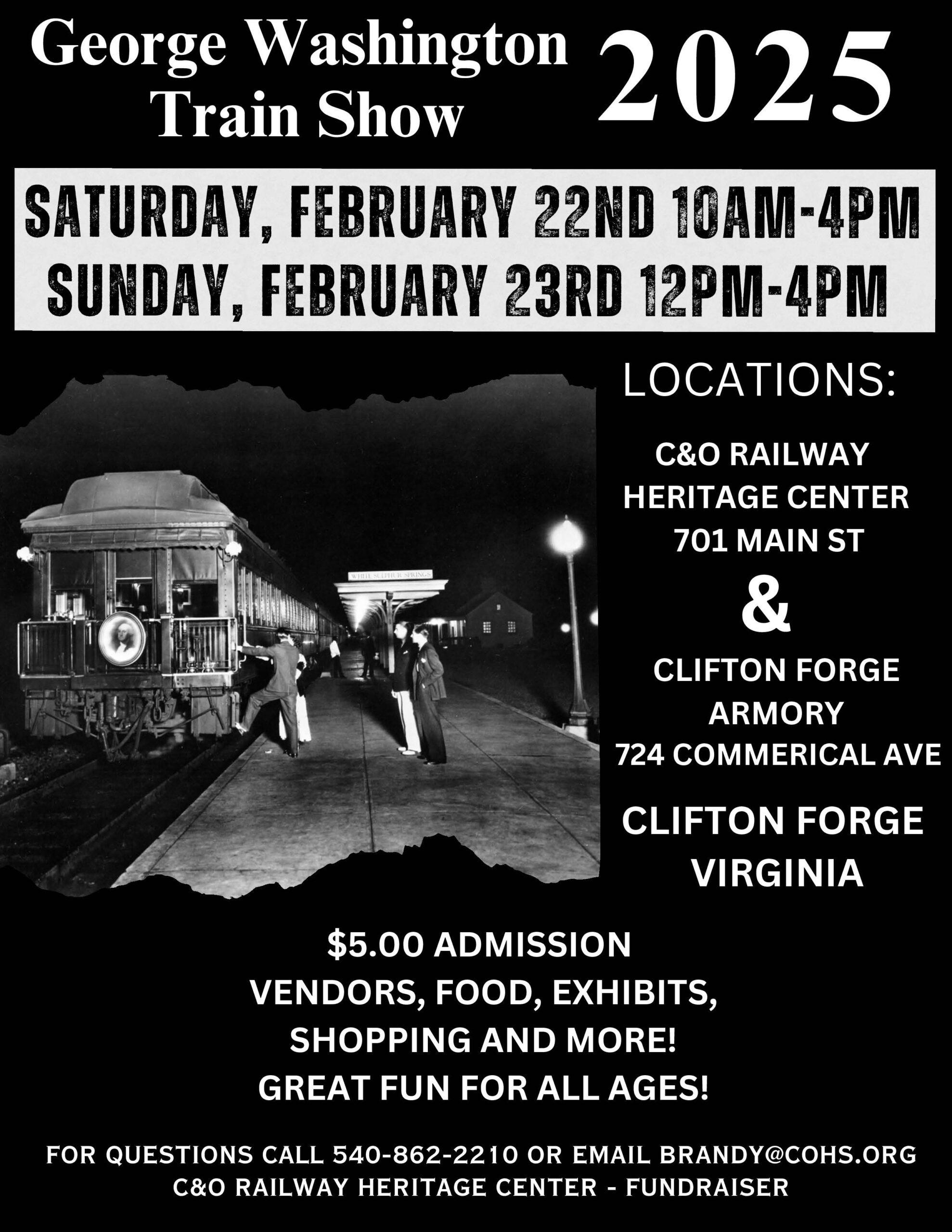 2025 GW TRAIN SHOW FLYER